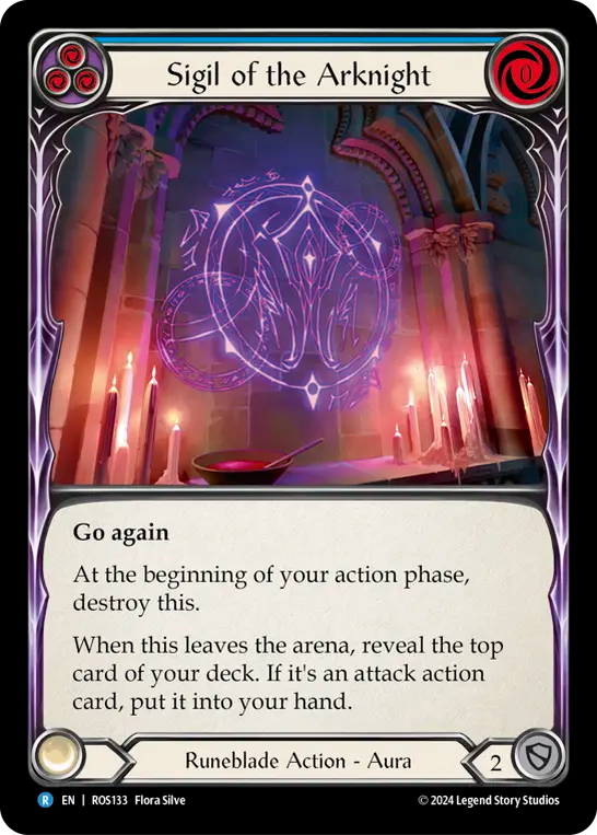 (ROS133) Flesh & Blood TCG Rosetta Single: Sigil of the Arknight (Regular) Rare