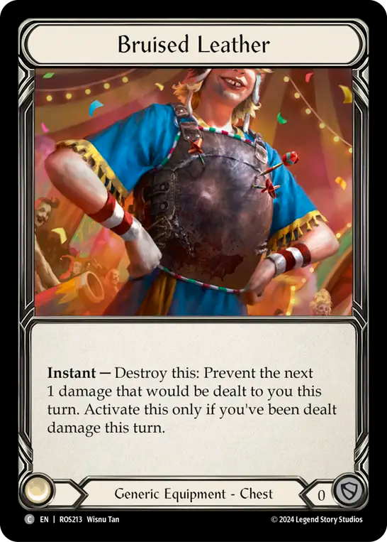 (ROS213) Flesh & Blood TCG Rosetta Single: Bruised Leather (Cold Foil) Common