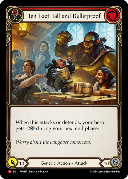 (ROS217) Flesh & Blood TCG Rosetta Single: Ten Foot Tall and Bullet Proof (Regular) Majestic