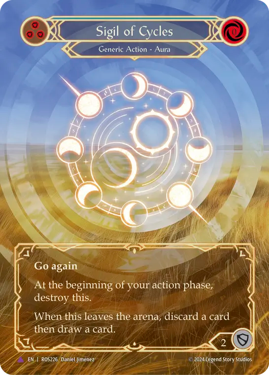 (ROS226) Flesh & Blood TCG Rosetta Single: Sigil of Cycles (Marvel) Marvel