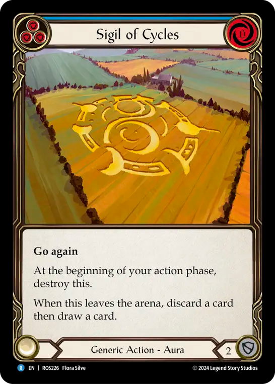 (ROS226) Flesh & Blood TCG Rosetta Single: Sigil of Cycles (Regular) Rare
