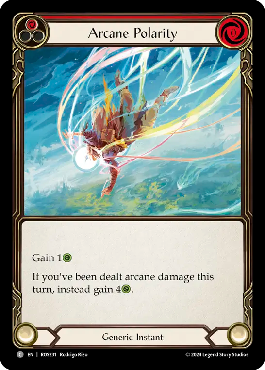 (ROS231) Flesh & Blood TCG Rosetta Single: Arcane Polarity (Red) (Regular) Common