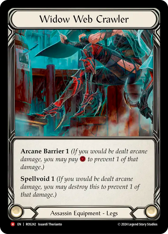 (ROS242) Flesh & Blood TCG Rosetta Single: Widow Web Crawler (Regular) Majestic