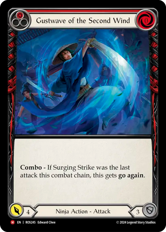 (ROS245) Flesh & Blood TCG Rosetta Single: Gustwave of the Second Wind (Regular) Majestic