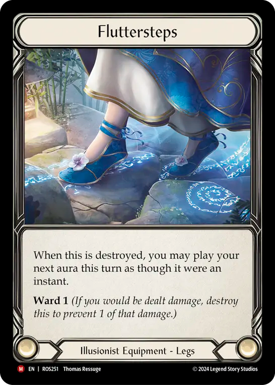 (ROS251) Flesh & Blood TCG Rosetta Single: Fluttersteps (Cold Foil) Majestic