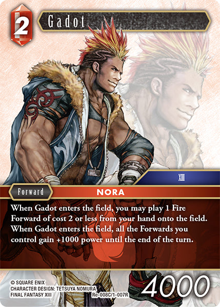 (008) Final Fantasy TCG Legacy Collection Single: Gadot (1-007) (V.1) Holo Common