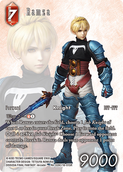 (028) Final Fantasy TCG Legacy Collection Single: Ramza (18-015) (V.2) Holo Common
