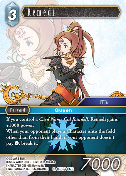(057) Final Fantasy TCG Legacy Collection Single: Remedi (4-047) (V.1) Holo Common