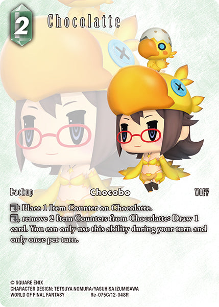 (075) Final Fantasy TCG Legacy Collection Single: Chocolatte (12-048) (V.2) Holo Common