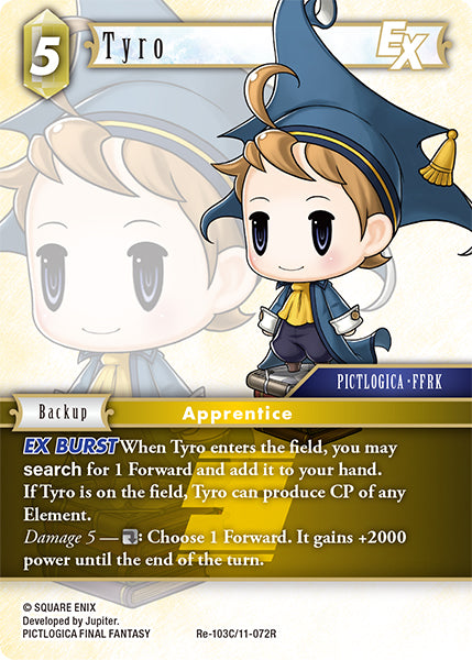 (103) Final Fantasy TCG Legacy Collection Single: Tyro (11-072) (V.1) Common