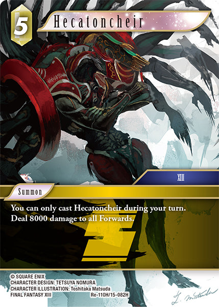 (110) Final Fantasy TCG Legacy Collection Single: Hecatoncheir (15-082) (V.1) Hero