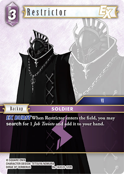 (144) Final Fantasy TCG Legacy Collection Single: Restrictor (4-120) (V.1) Holo Common