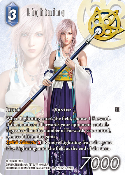 (170) Final Fantasy TCG Legacy Collection Single: Lightning (16-124) (V.2) Holo Hero