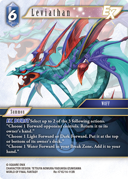 (171) Final Fantasy TCG Legacy Collection Single: Leviathan (14-113) (V.1) Holo Common