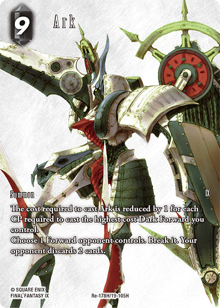 (178) Final Fantasy TCG Legacy Collection Single: Ark (19-105) (V.2) Holo Hero