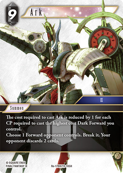 (178) Final Fantasy TCG Legacy Collection Single: Ark (19-105) (V.1) Holo Hero
