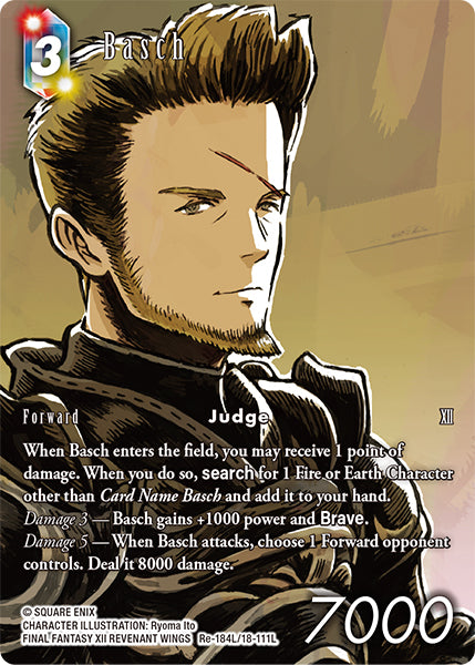 (184) Final Fantasy TCG Legacy Collection Single: Basch (18-111) (V.2) Holo Legend