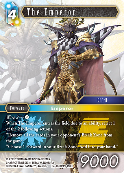 (186) Final Fantasy TCG Legacy Collection Single: The Emperor (19-110) (V.1) Hero