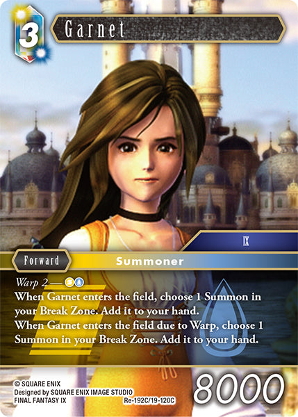 (192) Final Fantasy TCG Legacy Collection Single: Garnet (19-120) (V.1) Common