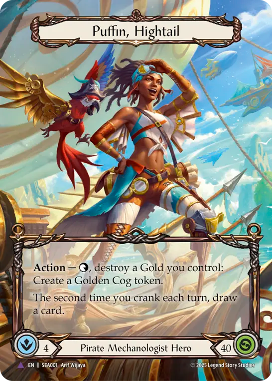 (001) Flesh & Blood TCG High Seas Single: Puffin, Hightail (Marvel) Marvel