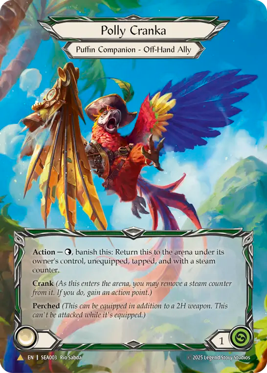 (003) Flesh & Blood TCG High Seas Single: Polly Cranka (Marvel) Marvel