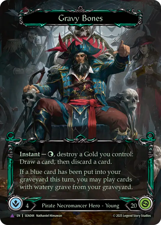(044) Flesh & Blood TCG High Seas Single: Gravy Bones (Marvel) Marvel