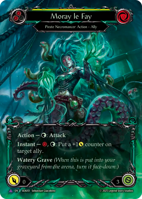 (051) Flesh & Blood TCG High Seas Single: Moray le Fay (Marvel) Marvel