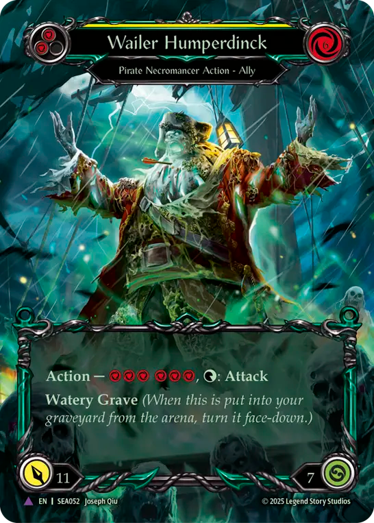 (052) Flesh & Blood TCG High Seas Single: Wailer Humperdinck (Marvel) Marvel