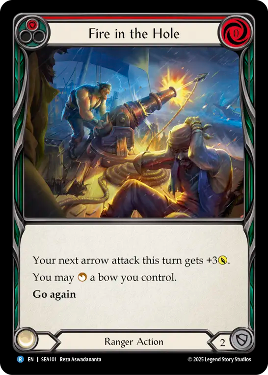 (101) Flesh & Blood TCG High Seas Single: Fire in the Hole (Regular) Rare