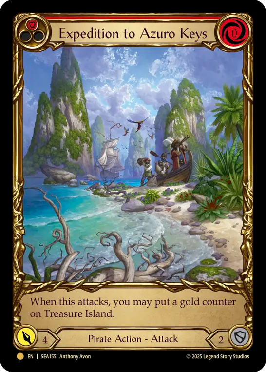 (155) Flesh & Blood TCG High Seas Single: Expedition to Azuro Keys (Cold Foil) Common