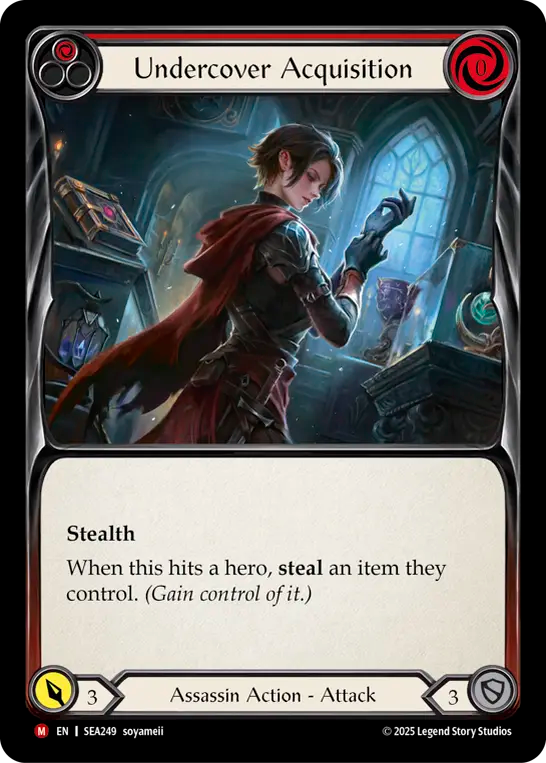 (249) Flesh & Blood TCG High Seas Single: Undercover Acquisition (Regular) Majestic