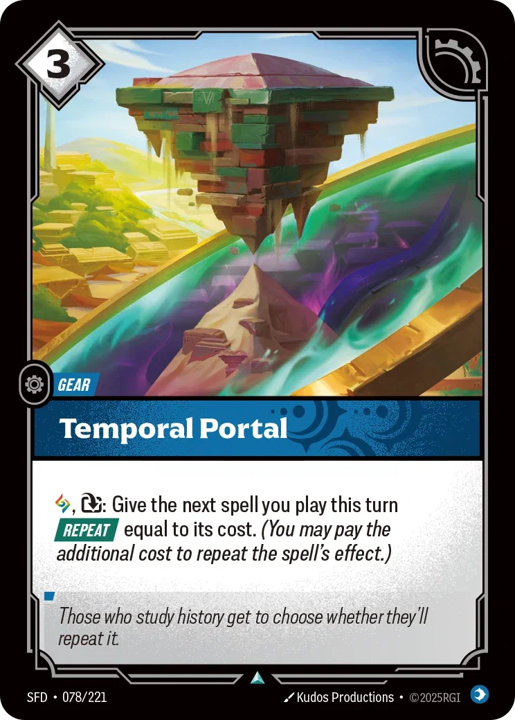 (078/221) Riftbound TCG Spiritforged Single: Temporal Portal Uncommon