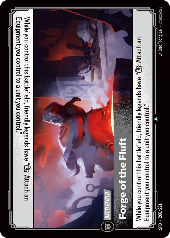 (208/221) Riftbound TCG Spiritforged Single: Forge of the Fluft Uncommon