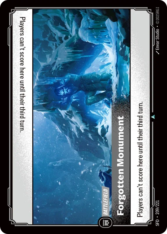 (209/221) Riftbound TCG Spiritforged Single: Forgotten Monument Holo Uncommon