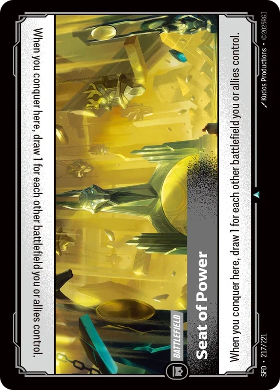 (217/221) Riftbound TCG Spiritforged Single: Seat of Power Holo Uncommon