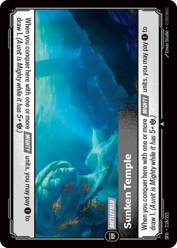 (218/221) Riftbound TCG Spiritforged Single: Sunken Temple Uncommon