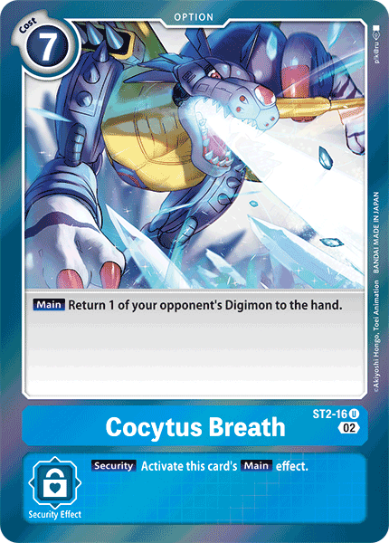 (ST2-16) Digimon TCG Resurgence Booster Single: Cocytus Breath (ST2-16) Uncommon