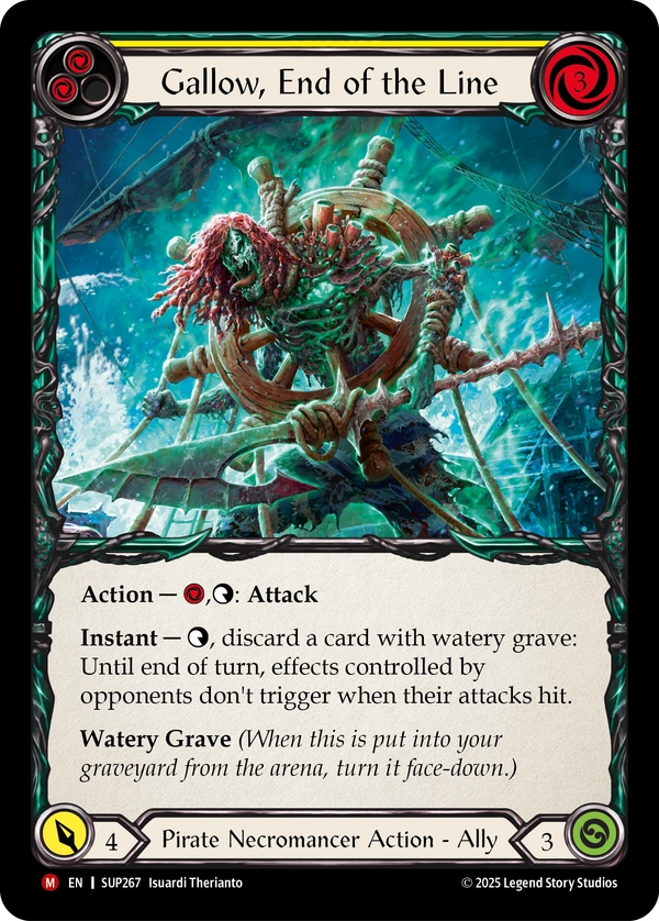 (267) Flesh & Blood TCG Super Slam Single: Gallow, End of the Line (Marvel) Marvel