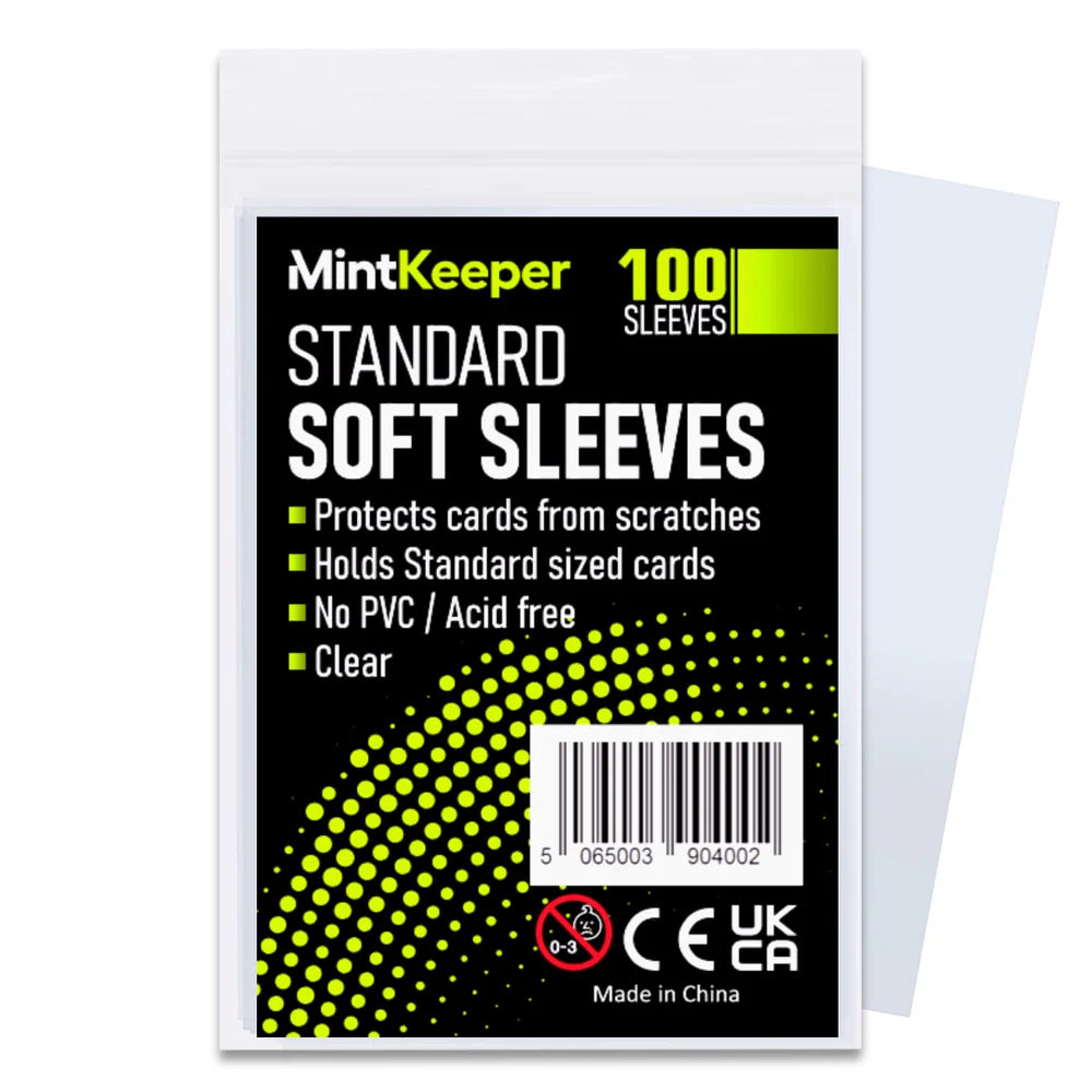 Mintkeeper: Standard Soft Card Sleeves (100 Sleeves)