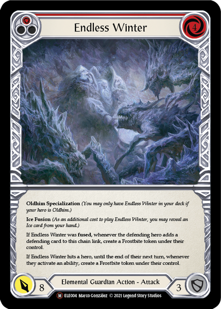 (ELE004) Flesh & Blood TCG Tales of Aria - Unlimited Single: Endless Winter (Regular) Majestic