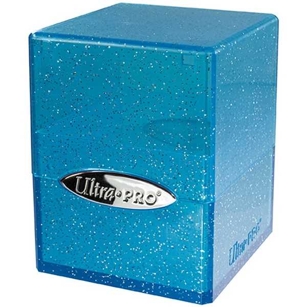 Ultra Pro Satin Cube Deck Box - Glitter Blue