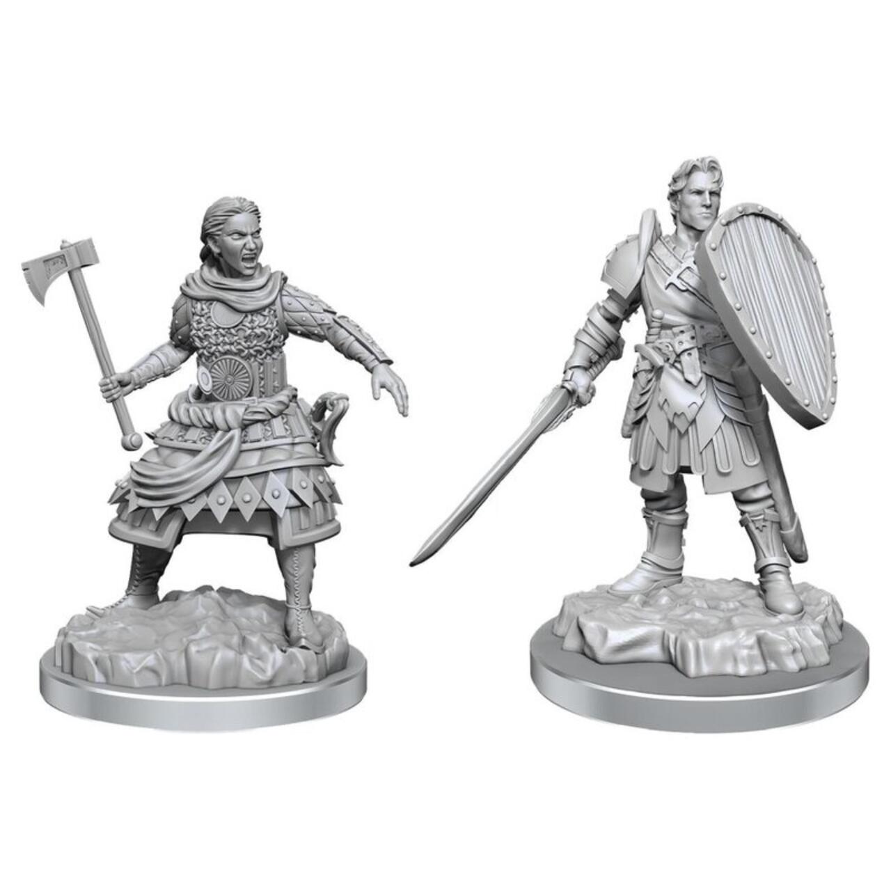 D&D Nolzur's Marvelous Unpainted Miniatures: Human Fighters (Wave 21)