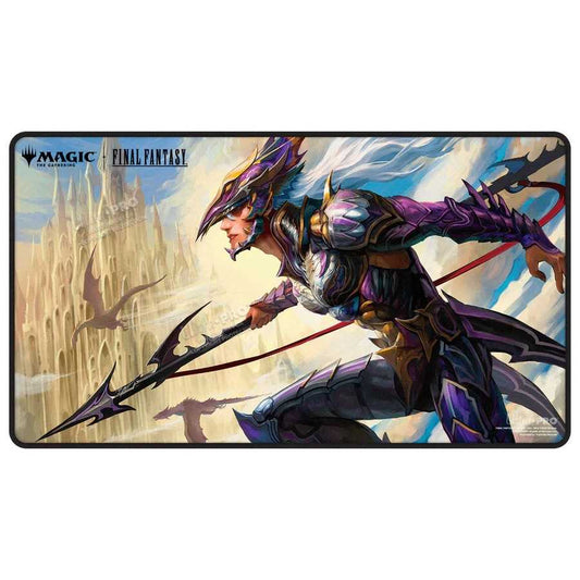Magic: The Gathering - Final Fantasy Black Stitched Playmat Premium X