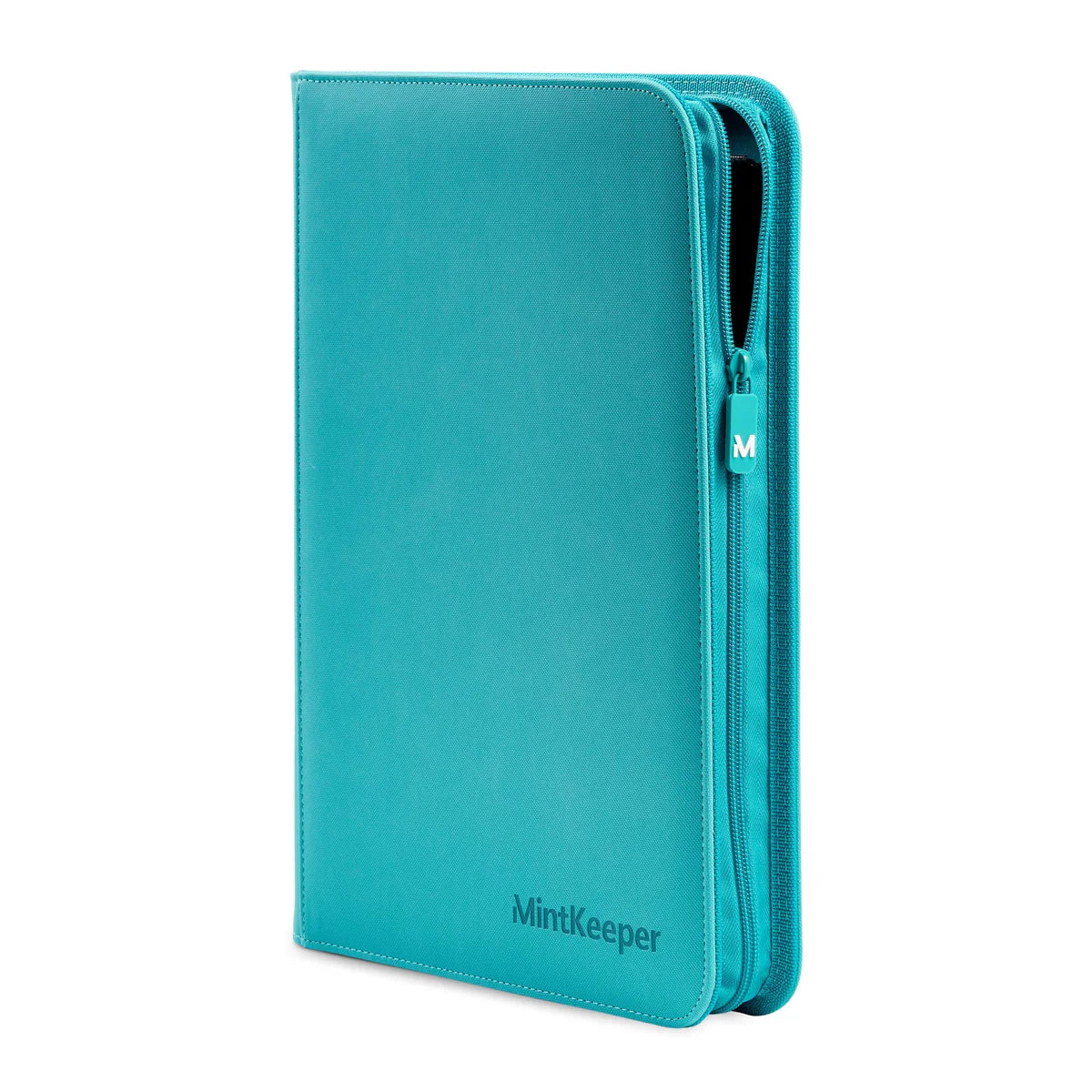 MintKeeper - 9 Pocket Premium Zip Trading Card Binder - Aqua