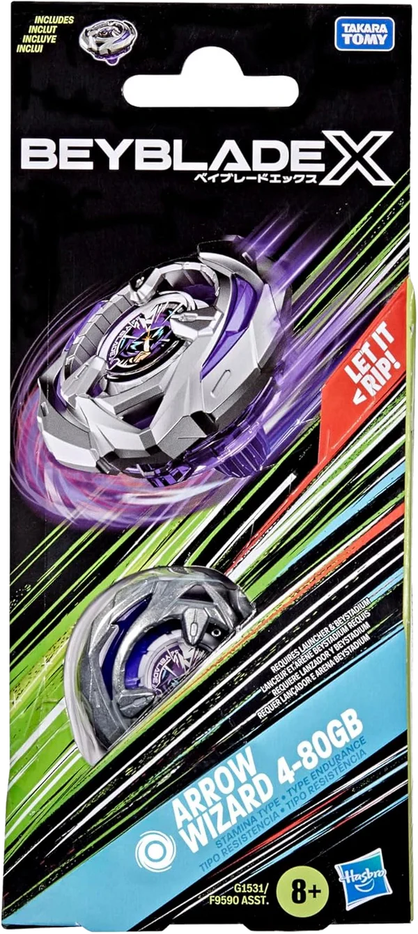 Beyblade X: Arrow Wizard 4-80GB Booster Pack Set
