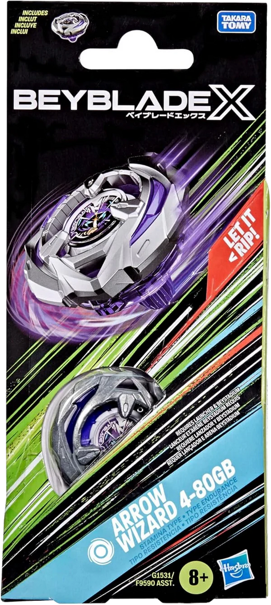 Beyblade X: Arrow Wizard 4-80GB Booster Pack Set