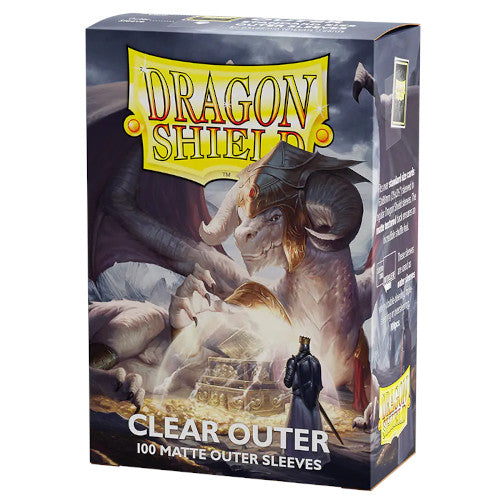 Dragon Shield: Clear Outer Sleeves: Matte Standard Size (100 ct)