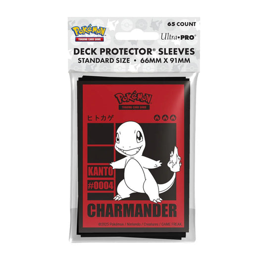 Ultra PRO Pokemon: Charmander 65ct Deck Protectors Sleeves