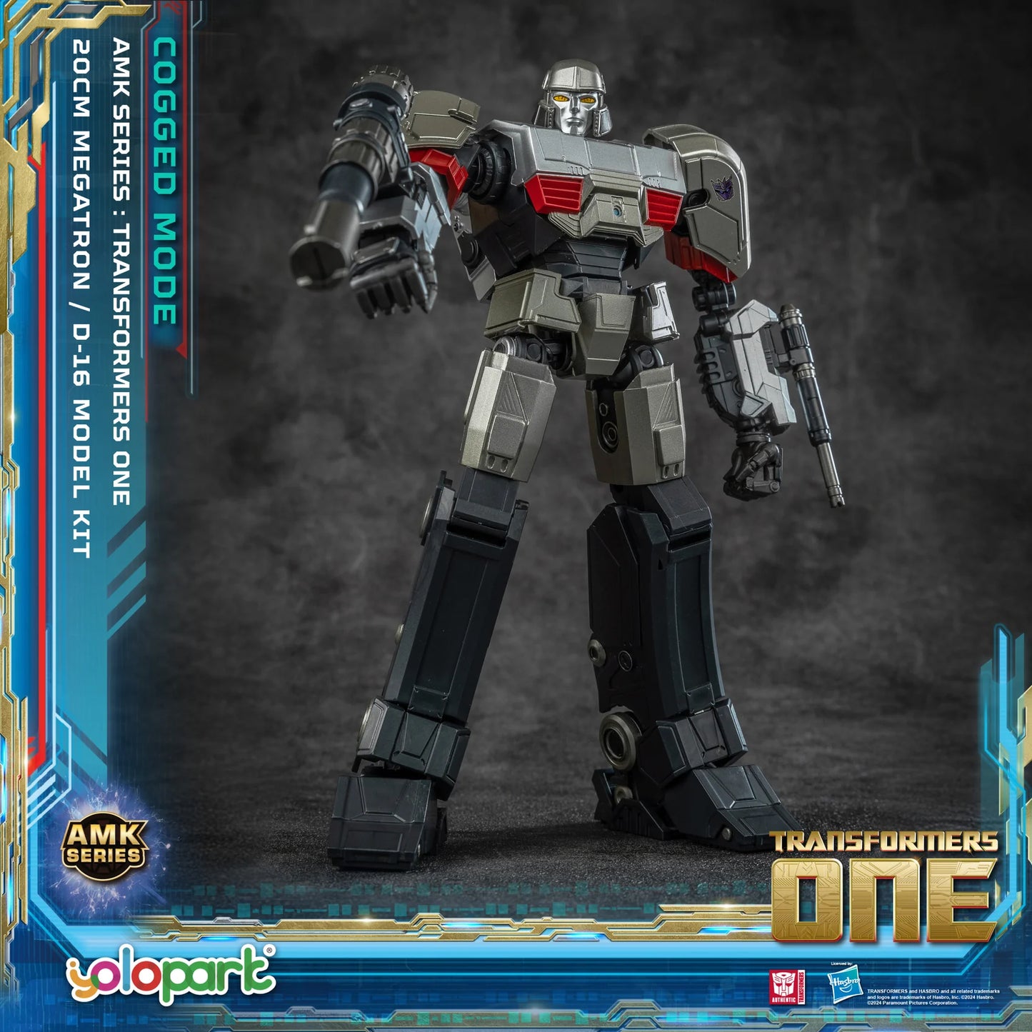 Transformers: Transformers ONE Movie: D-16 (Megatron) Cogged Mode 20cm Model Kit