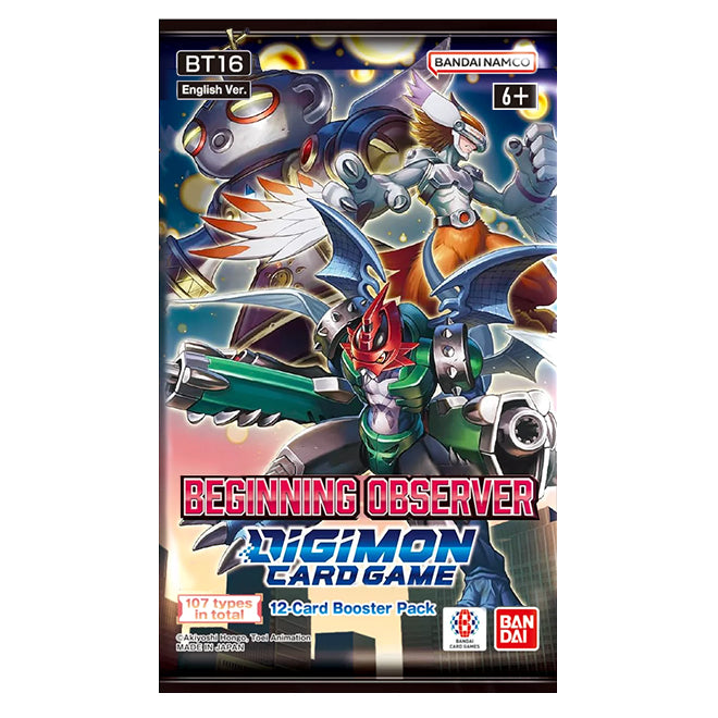 Digimon Card Game: Beginning Observer Booster Pack (BT16) Puca Puca Games Digimon Card Game: Beginning Observer Booster Pack (BT16) Puca Puca Games